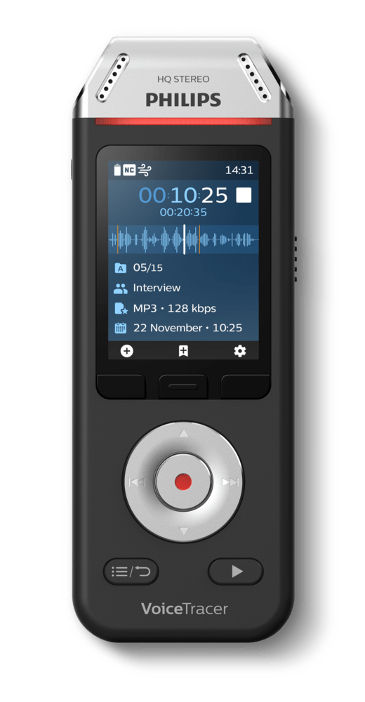 PHILIPS diktafons, 8 GB DVT2110