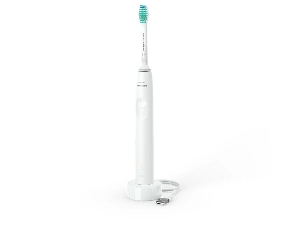 PHILIPS 3100 Sonic elektriskā zobu birste,  balta HX3671/13