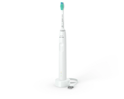 PHILIPS 3100 Sonic elektriskā zobu birste,  balta HX3671/13