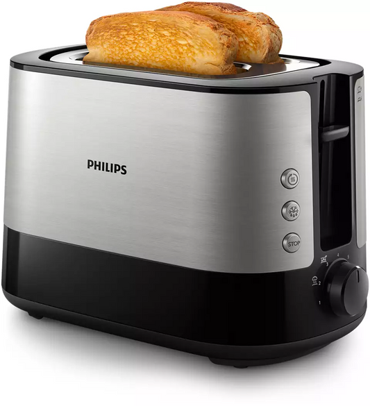 PHILIPS Tosteris 1000W, melns HD2635/90