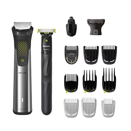 PHILIPS Multigroom series 9000 All-in-one trimmeris sejai, matiem un ķermenim, tērauda MG9552/15