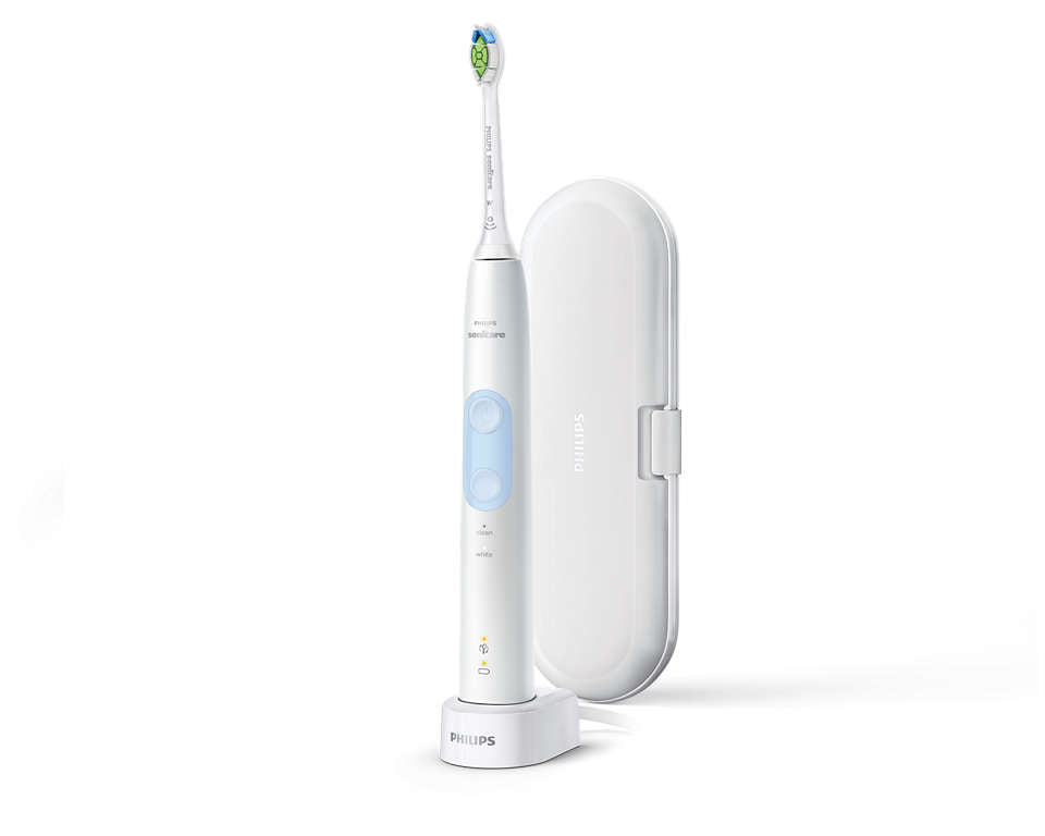 PHILIPS ProtectiveClean 4500 Sonic elektriskā zobu birste, balta HX6839/28