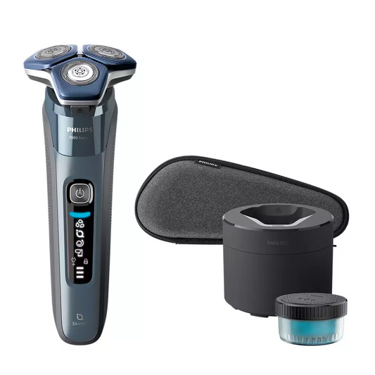 PHILIPS Shaver series 7000, Wet&amp; Dry skuveklis (lādējams), zils S7882/55