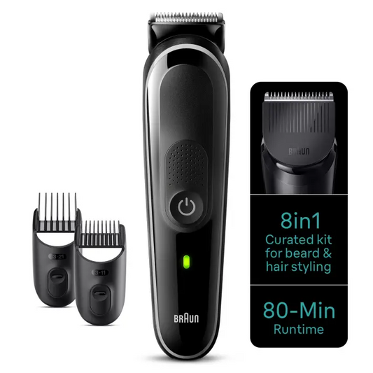 BRAUN trimmeru komplekts "Viss vienā", 8in1 MGK 3440