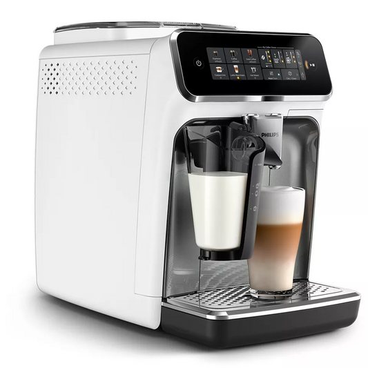 PHILIPS 3300 sērijas Super-automatic Espresso  kafijas automāts, balts EP3343/70