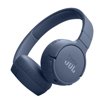 JBL on-ear bezvadu austiņas ar trokšņu  slāpēšanu, zilas JBLT670NCBLU