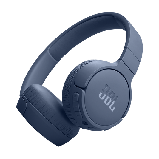 JBL on-ear bezvadu austiņas ar trokšņu  slāpēšanu, zilas JBLT670NCBLU