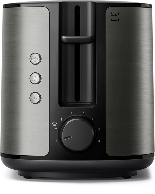 PHILIPS Viva Collection tosteris, melns HD2651/80