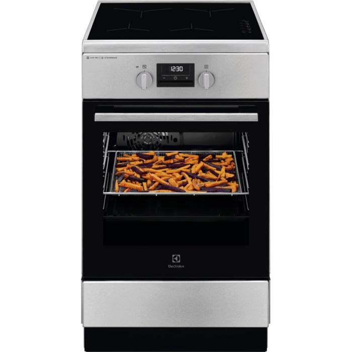 Electrolux elektriskā plīts ar elektrisko cepeškrāsni un indukcijas virsmu, 50cm (1. kopija) LKI564267X
