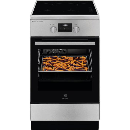 Electrolux elektriskā plīts ar elektrisko cepeškrāsni un indukcijas virsmu, 50cm (1. kopija) LKI564267X
