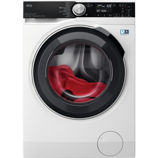 AEG 700.sērijas veļas mazg.mašīna ar žāvētāju (front.ielāde), 9kg, balta LWR75965O