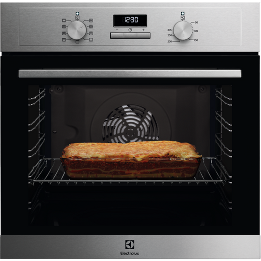 Electrolux cepeškrāsns, iebūv., 72l, tērauda EOF3C00X