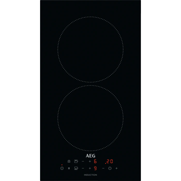 AEG iebūvējama indukcijas plīts virsma, 29 cm, melna IKB32300CB