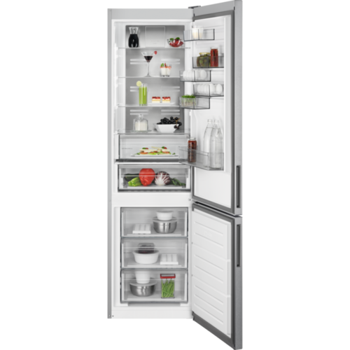 AEG 8000.sērijas No Frost Brīvstāvošs Ledusskapis ar saldētavu, 201 cm RCB736E7MX