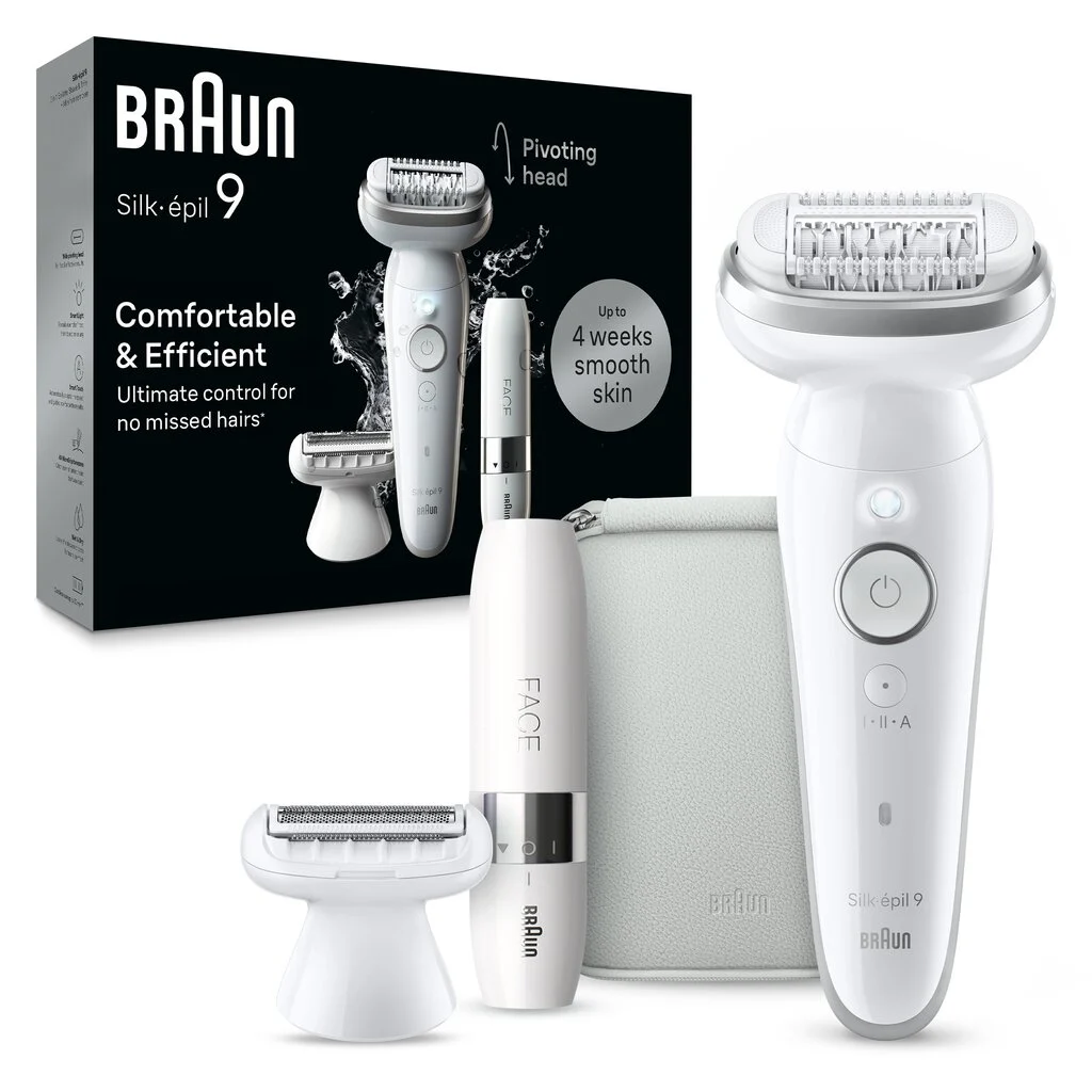 BRAUN Silk epilators+ miniskuveklis sejai SES9-341
