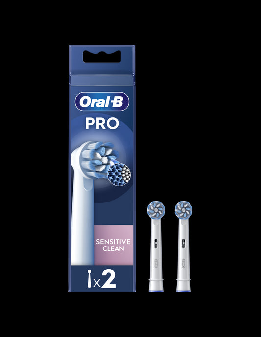 BRAUN el.zobu birstes uzgalis Sensitive Clean Pro, 2 gab EB 60-2 Sensitive
