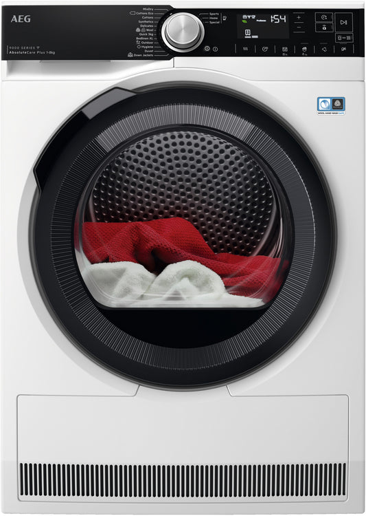 AEG siltumsūkņa veļas žāvētājs, 8 kg TR958M6CE