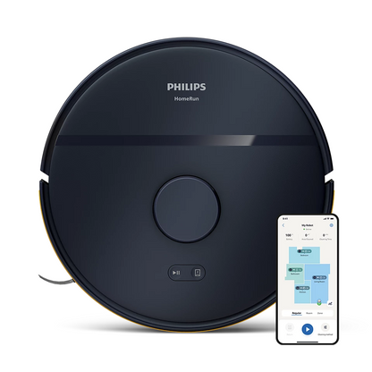 PHILIPS 2000. sērijas Putekļsūcējs robots ar mazgāšanas funkciju, Pusnakts zils XU2000/10