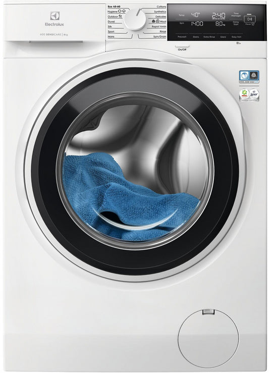 Electrolux 600.sērija veļas mazg.mašīna ar SensiCare, 8kg EW6F3484E