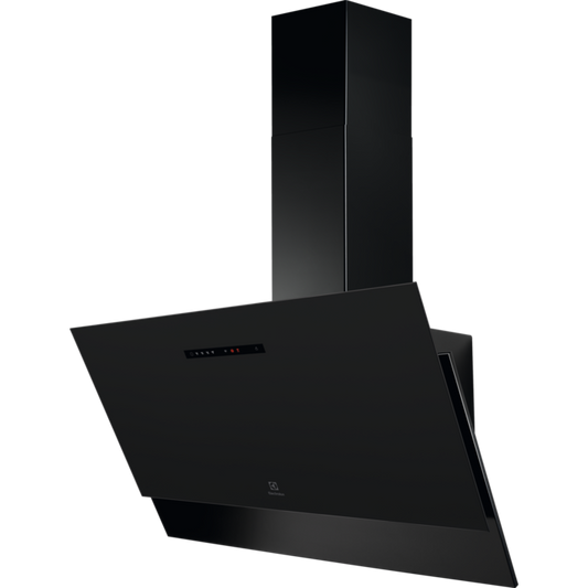 Electrolux skursteņa tipa nosūcējs, 90 cm, melns LFV619R