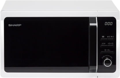 SHARP mikroviļņu krāsns, 20l, 800W balta R243W