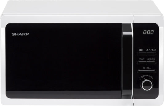 SHARP mikroviļņu krāsns, 20l, 800W balta R243W