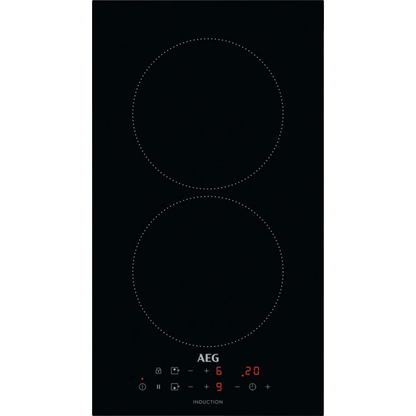 AEG iebūvējama indukcijas plīts virsma, 29 cm, melna IKB32300CB
