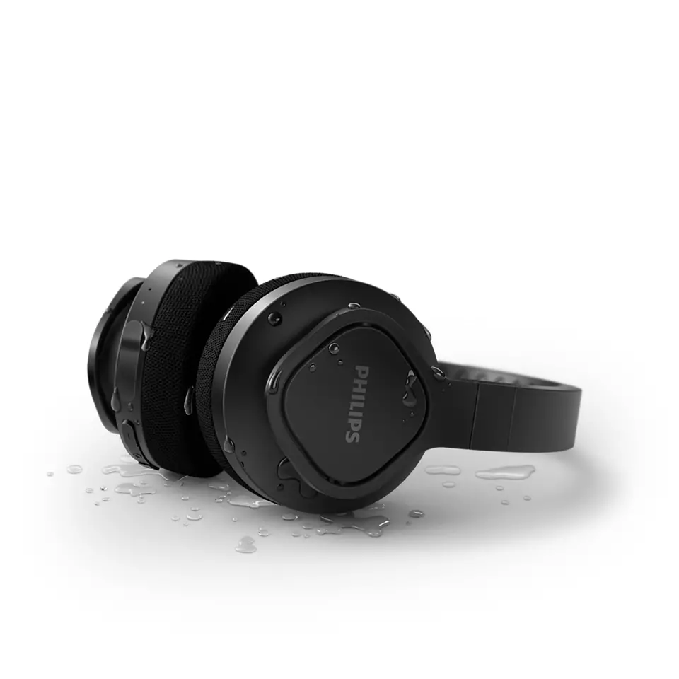PHILIPS On-Ear bezvadu sporta austiņas, melnas TAA4216BK/00