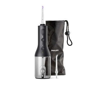 Sonicare Cordless Power Flosser 3000 mutes dobuma irrigators, melns HX3826/33