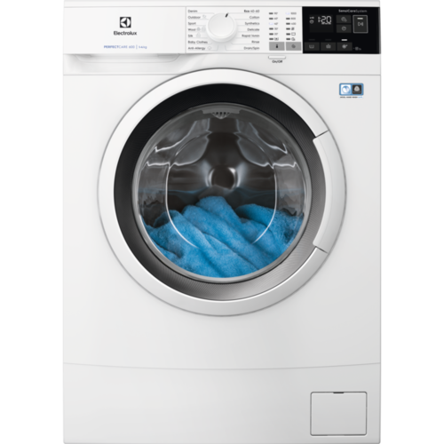 Electrolux SensiCare veļas mazg.mašīna (front.ielāde), 4 kg EW6SM404W