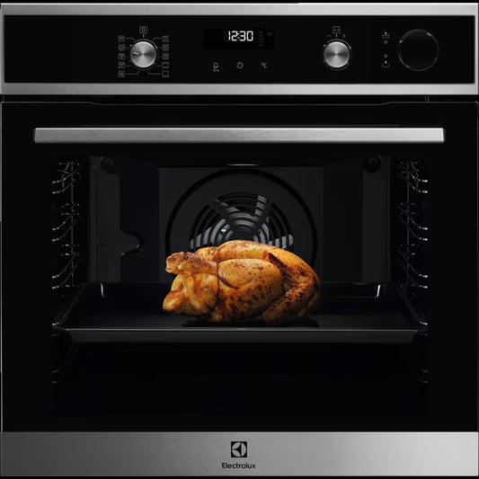 Electrolux iebūv. tvaika cepeškrāsns ar SteamCrisp EOC6P71X