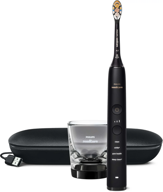 Sonicare zobu birste DiamondClean 9000 ar īpašu lietotni, melna HX9911/17