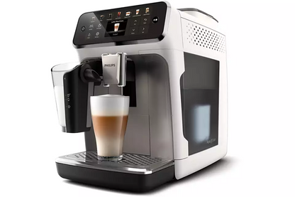 PHILIPS 4400 sērijas Pilnībā-automātisks Espresso kafijas automāts, balts EP4443/70