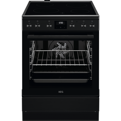 AEG stikla keramikas plīts, melna, 59.6 cm CCB6441MBB