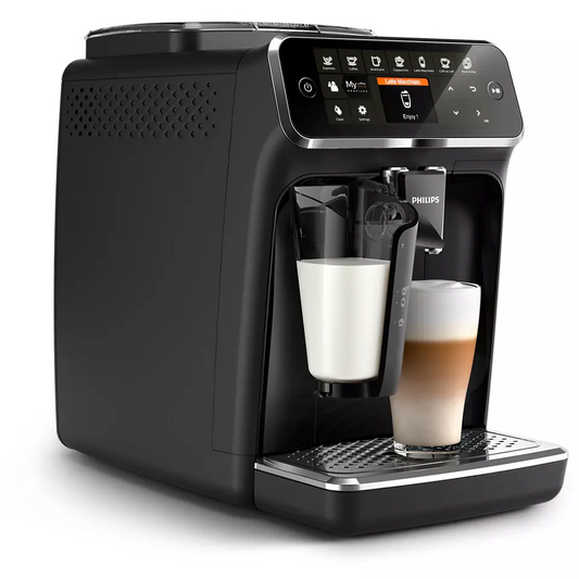PHILIPS 4300 sērijas Pilnībā-automātisks Espresso kafijas automāts, melns EP4341/51