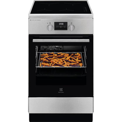 Electrolux elektriskā plīts ar elektrisko cepeškrāsni un indukcijas virsmu, 50cm (1. kopija) LKI564267X