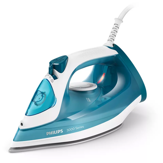 PHILIPS 3000 sērijas Tvaika gludeklis, 2100W, zilganzaļš ar baltu DST3011/20