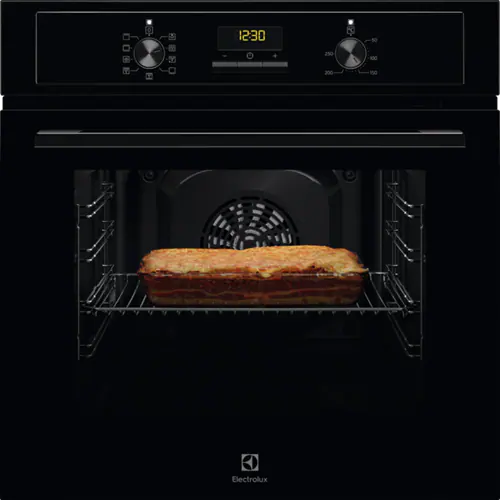 Electrolux cepeškrāsns, iebūv., 65l, tērauda ar pārklājumu pret pirkstu nospiedumiem EOF3H50BK