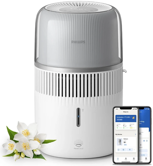 PHILIPS 5000 sērijas gaisa mitrinātājs, balts HU5710/00
