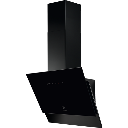 Electrolux skursteņa tipa nosūcējs, 60 cm, melns LFV416K