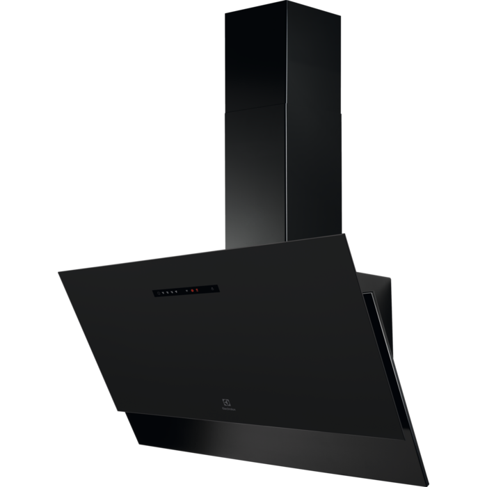 Electrolux skursteņa tipa nosūcējs, 90 cm, melns LFV619R