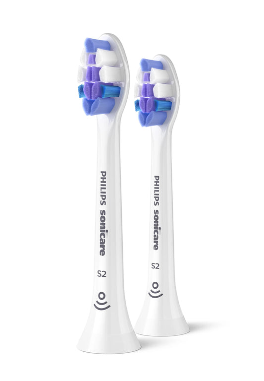 Sonicare Sensitive Standarta Sonic zobu birstes uzgalis, 2gab, balts HX6052/87