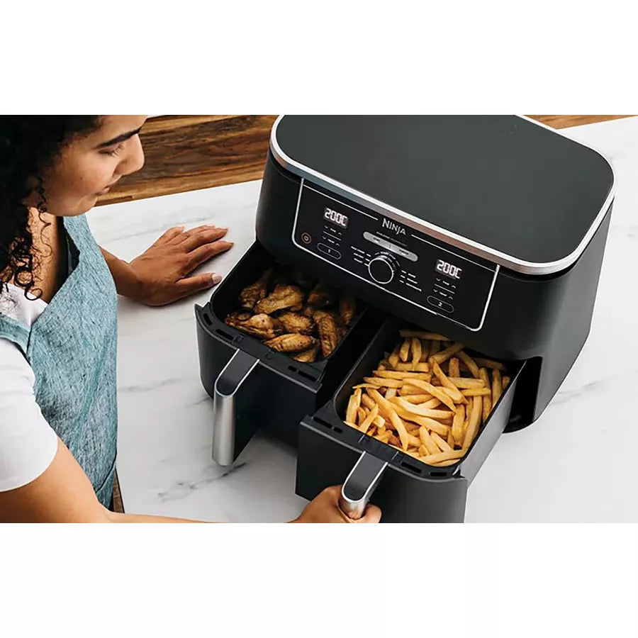 Ninja Dual karstā gaisa katls , 9.5l, 2470W, melns AF400EU