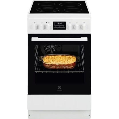 Electrolux 500 SurroundCook elektriskā plīts ar elektrisko cepeškrāsni, balta, 50cm LKR540266W
