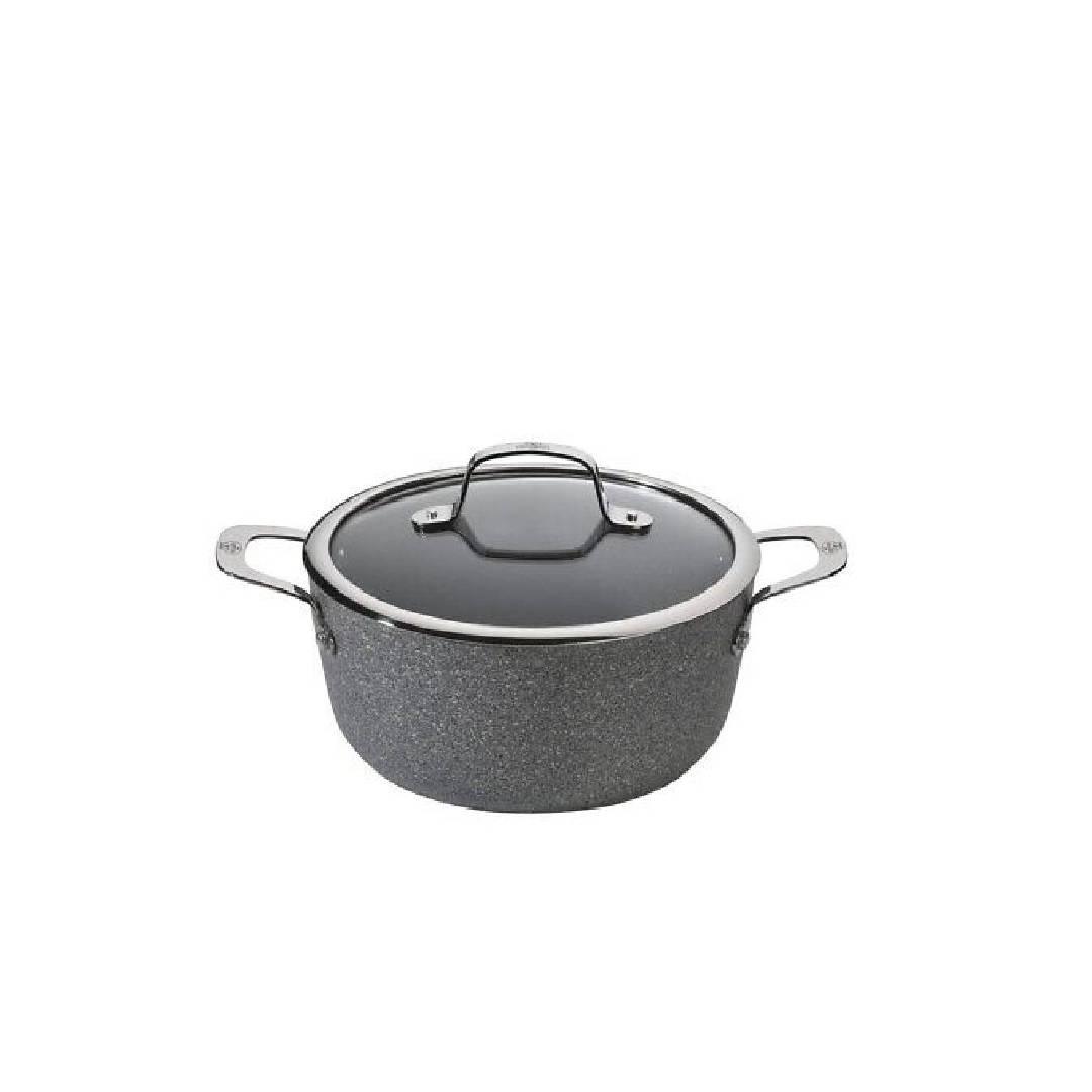 KATLIŅŠ AR VĀKU BALLARINI 75002-828-0 16 cm/ 1.4 L Round Grey 8003150508091 - DomoTehnika