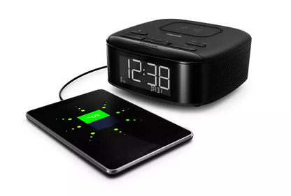 PHILIPS Radio pulkstenis, melns TAR7705/10