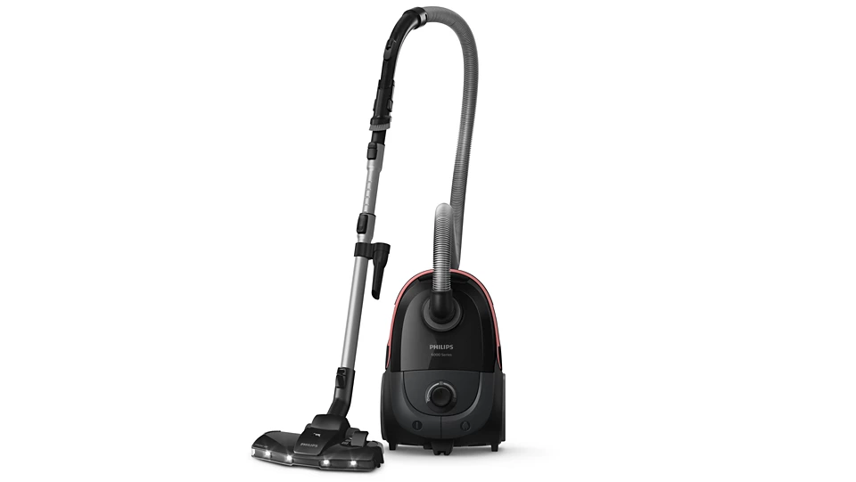 PHILIPS 6000 series putekļsūcējs ar maisu, 900W, melns XD6142/12
