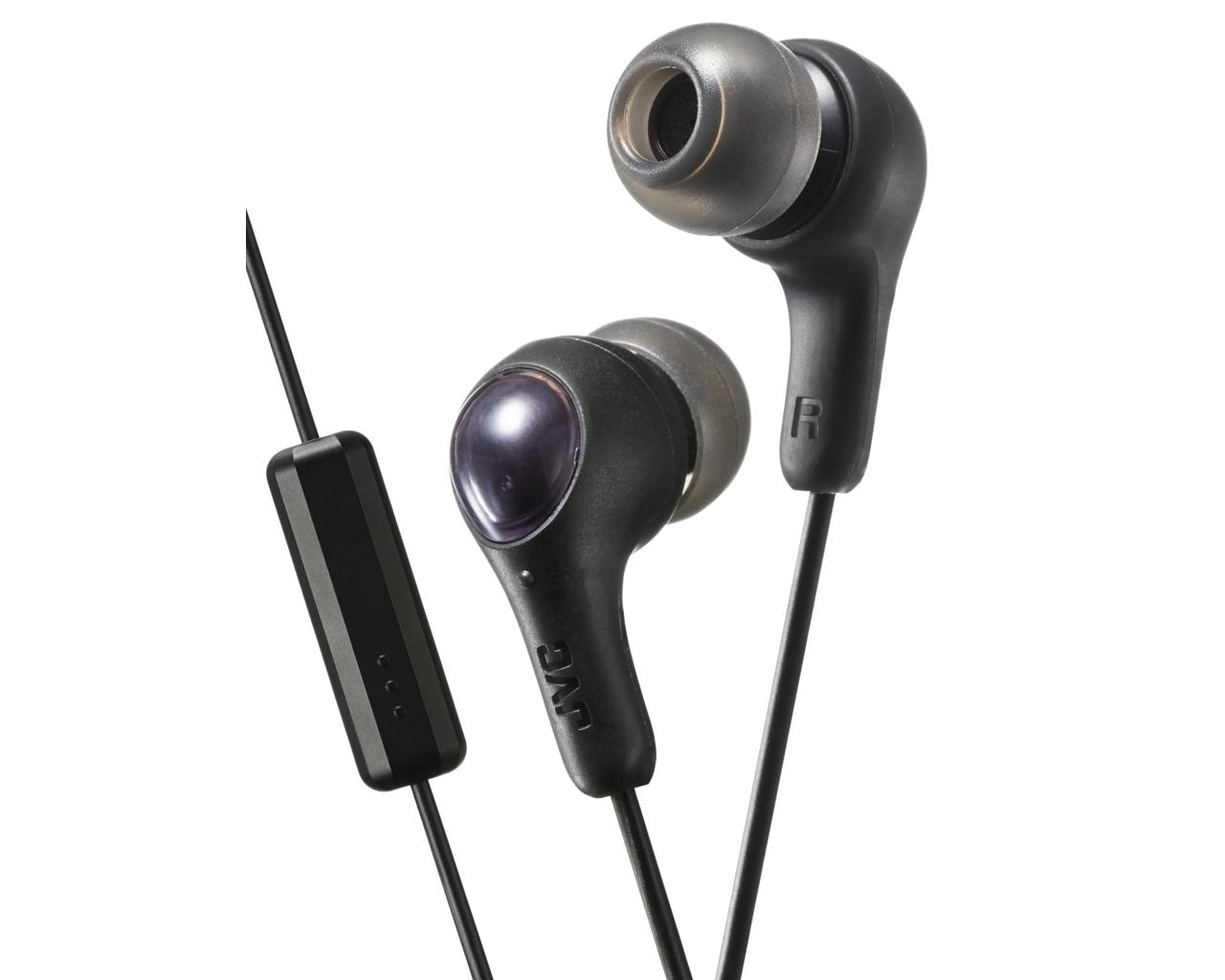JVC austiņas ar mikrofonu, melnas HA-FX7M-B-E