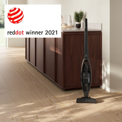 Electrolux 300.sērijas  bezvadu putekļusūcējs 2 in1 bez maisiņa, melns ES31CB18GG