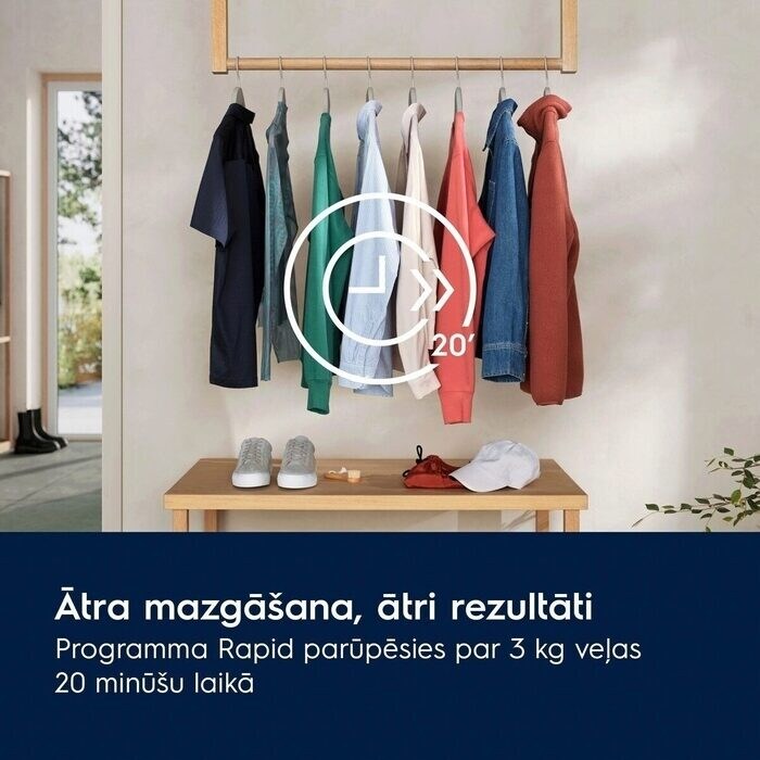 Electrolux veļas mazg.mašīna(front.ielāde), 9 kg EW6F1492E